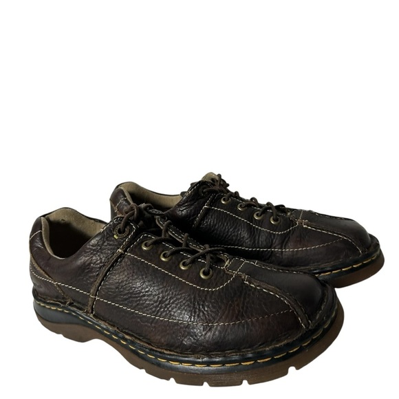 Dr Martens Brown Leather lace up Chunky Oxfords AW004 Men’s size 8 main image 4